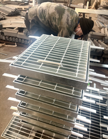 Grille de drainage en acier inoxydable galvanisé pour passerelle, couvercle de caniveau, norme australienne, taille personnalisée, vente en gros