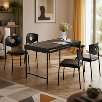 Petite Table Murale Rabattable pour Étude, Dîner, ou Support de Fleurs de Balcon