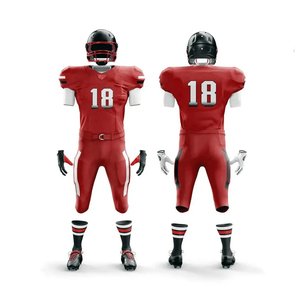 Low MOQ Wholesale Supplier American Football Uniform Wholesale Price Customized American Football Uniform - Product Image 4