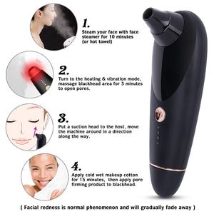 घर ब्लैकहैड हटाने चूषण डिवाइस गहरी सफाई वैक्यूम गर्म और हिल के साथ सिर - Product Image 4