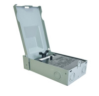 Boîtier de déconnexion CA extractible Hooanke 60A avec fusible, interrupteur métallique étanche 2 pôles 120/240 VCA NEMA 3R pour condenseur HVAC extérieur, ETL