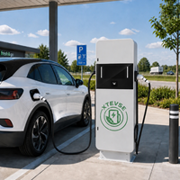 Nouvelle station de recharge DC pour véhicules électriques XTEVSE XT-DC323-60kW 40kW/60kW/80kW à double pistolet de recharge, commerciale, GB/T CCS2, avec écran tactile 7 pouces