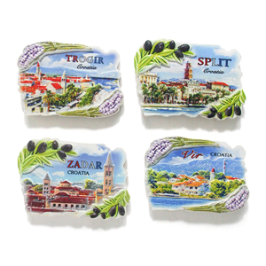 Imán <span class=keywords><strong>de</strong></span> Resina 3D para Refrigerador, Recuerdo <span class=keywords><strong>de</strong></span> Croacia, Imán <span class=keywords><strong>de</strong></span> Poliresina con Diseño <span class=keywords><strong>de</strong></span> Monumento Urbano - Product Image 1