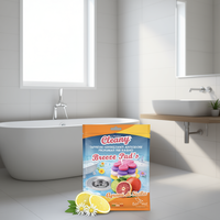 Ambientador Sólido Ecológico y Biodegradable Cleany Breeze con Aroma a Naranja, Duración de 3 Meses