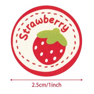 Fresh and Simple Fruit <b>Sticker</b> Roll Self-adhesive Gift Box Packaging Sealing Decorative <b>Stickers</b> - Product Image 2