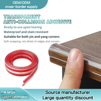Bande universelle transparente anti-collision pour enfants Bande auto-adhésive de protection des bords de table de sécurité pour meubles