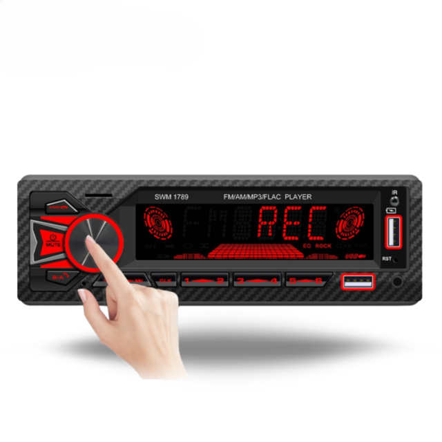 Manufacturer Hands-free Radio Support RDS AM FM BT Big Screen 1 DIN Car MP3 Player Car DVD Player Voice Assistant