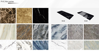Plaque PVC Marbre UV 3MM Brillante et Étanche pour Cuisine et Salle de Bain, Idéale pour les Couloirs – Design Élégant
