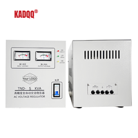 Conditionneur-stabilisateur de puissance monophasé tout-en-un pour commande de servomoteur, technologie SVC, capacité 5KVA, écran LCD + filtre + protection contre les surtensions