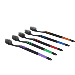 Brosse à dents de voyage individuelle en gros, directement de l'usine, protection des gencives en soie douce, manche ergonomique en nylon et plastique, pour adulte - Product Image 2