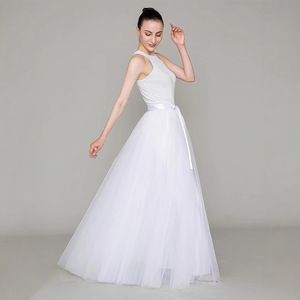 Jupe fendue en maille pour femmes Polyester/rayonne acteur scène Performance Costume princesse <span class=keywords><strong>Tutu</strong></span> Photo Studio photographie vêtements - Product Image 2
