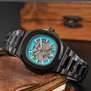 Factory <b>Wholesale</b> Fashion Alloy Automatic Mechanical <b>Watch</b> for Men - Product Image 5