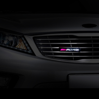 Luz LED con Logo de Coche para Parrilla Delantera, Emblema Iluminado, Accesorios de Calidad, Insignia LED con Logo de Coche para Tuning