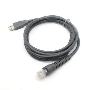 2M RJ50 10P10C to USB scanner Cable for symbol LS1203 LS2208 LS4208 LS3008 CBA-U01-S07ZAR