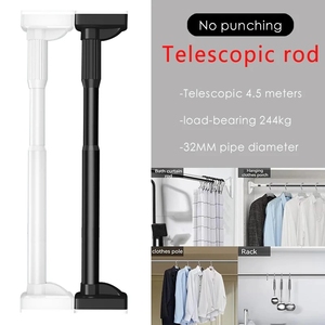 40-450CM Tringles <span class=keywords><strong>à</strong></span> rideaux de douche sans perçage <span class=keywords><strong>Tringle</strong></span> réglable sans perçage <span class=keywords><strong>Tringle</strong></span> télescopique pour vêtements - Product Image 3