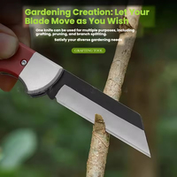 Cuchillo de injerto multifuncional hecho a mano, duradero, para injertar árboles, cuchillo para brotes, herramienta especializada.
