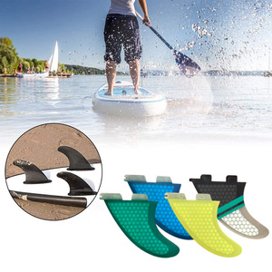 Aileron de planche de surf et SUP personnalisé 9 pouces, avec insert US Groove, type pin, aileron de course divisé pour lacs et rivières, unisexe, portable - Product Image 1