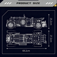 Mould King 13191, Coche de Carreras Clásico Vintage, 3918 Piezas, Juego de Bloques de Construcción Mecánicos, Kit de Modelo RC Coleccionable para Aficionados Adultos