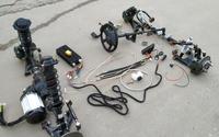 Roues UTV Quad 4 places Remorque à bois Tondeuse électrique Adulte Essieux de moteur Construisez vos propres kits ATV