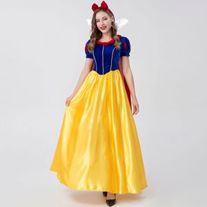 Costume de princesse de dessin animé pour adultes, tenue de fête d'anniversaire, costume de cosplay de princesse des neiges pour Halloween - Product Image 5