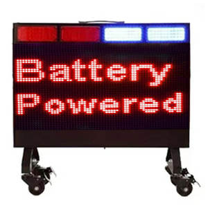 Segnali Stradali Digitali <span class=keywords><strong>LED</strong></span> Solari Variabili Impermeabili IP65 24V 185W Neri per Autostrade Esterne - Product Image 3