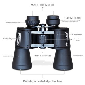 Binoculares <span class=keywords><strong>Celestron</strong></span> Modelo 20x50 de Alta Magnificación con Zoom HD, Visión Nocturna con Poca Luz, Portátiles para Observación de Estrellas - Product Image 2