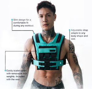 <span class=keywords><strong>Chaleco</strong></span> con Peso Ajustable ZJFIT de 30 kg, Duradero y Ecológico, de Tela Oxford, <span class=keywords><strong>para</strong></span> Correr y Entrenamiento de Fuerza <span class=keywords><strong>CrossFit</strong></span> con Bloques de Hierro - Product Image 2