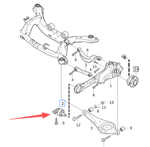 OE 31476222 para <span class=keywords><strong>Volvo</strong></span> V70 V60 V40 XC70 XC60 S80 S60, Buje de Dirección Trasero de Alta Calidad, Repuestos <span class=keywords><strong>Volvo</strong></span> - Product Image 6