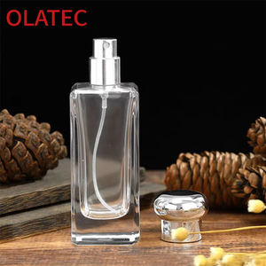 Juego de botellas de perfume portátiles de vidrio personalizadas y profesionales de 30ml/50ml/100ml, recargables, vacías, con atomizador a prueba de fugas. - Product Image 3
