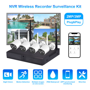 1080p không dây <span class=keywords><strong>Camera</strong></span> CCTV kit hỗ trợ đĩa cứng Kit CCTV <span class=keywords><strong>Camera</strong></span> Set hệ thống - Product Image 3