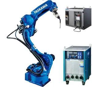 Yaskawa robô solda ar1440, mag, 150 kg, carga de pagamento, 1440mm, alcance, soldador otc e tocha de soldagem cpve400