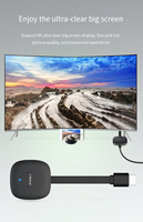 Adaptateur d'Affichage Sans Fil G18 4K, Émetteur HDMI Bluetooth 5.0, Rallonge de Transmission Vidéo 15 Mètres pour TV PS2