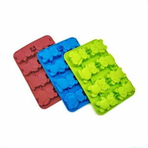 Lot De 4 Moules En Silicone Pour Fudge Et Chocolats - Formes 3D Baby Shower - Résistant Au Froid Et Chaud