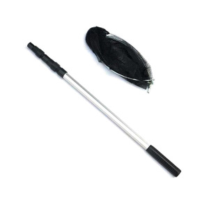 Épuisette en alliage d'aluminium de 1,5 mètre à mailles fines, pliable, pour la pêche - Product Image 5
