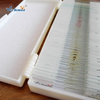 15Pcs Glass Prepared Biology Microscope Slides Specimen Set Lab Tool for Student Experiment Teaching