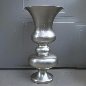 Macetas Modernas de Metal Negro con Acabado Mate, Jarrón de Estilo Industrial para Decoración de Oficina, Maceta para Plantas de Interior - Product Image 3