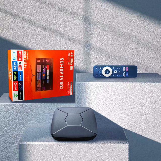 2023 New Android TV Box Q5 MAX ATV UI Android 9.0 OS 4K Smart Set-Top Box Amlogic S905L3 2gb 8gb Dual Wifi With BT Voice Remote