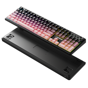 EWEADN V104 Teclado de membrana PBT de 104 teclas USB Escritura silenciosa Impresión de logotipo personalizado Nuevo teclado para juegos de ordenador portátil de oficina <span class=keywords><strong>Precio</strong></span> de fábrica - Product Image 6