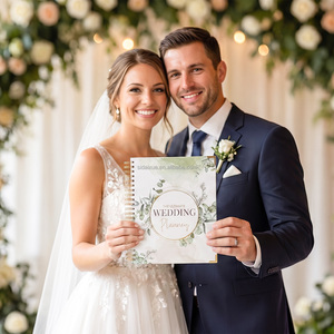 Agenda e Organizzatore per Matrimoni Personalizzata con Stampa Estetica Formato A4, Regalo Unico per Fidanzamento con Rilegatura a Spirale - Product Image 2