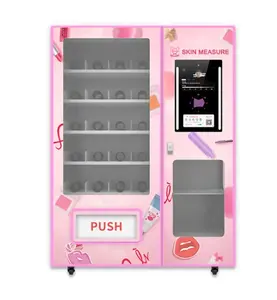 Custom Combo Vending Machines Eyelash Vending Machine Automatic Beauty Pink Vending Machine With Card Payment