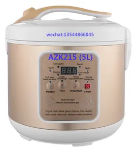 AZK215 ANZHIK 공급 김치 전기 요구르트 메이커 12 기능 발효 기계 검은 마늘 기계 스틱 냄비 라이너 6L