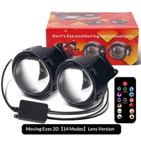 Nouveau phare de voiture Maidsail Dynamic LED Eye Light 1.5W Demon multi-mode avec lentille modifiée pour décoration