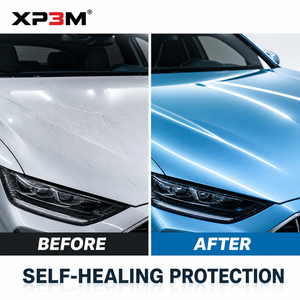 XP3M Metallic Ice Blue OEM Gloss TPU Color PPF Car <b>Wrap</b> <b>Vinyl</b> 7.5 Mil Self Healing Anti Scratch Anti Yellowing Covestro TPU Base - Product Image 3