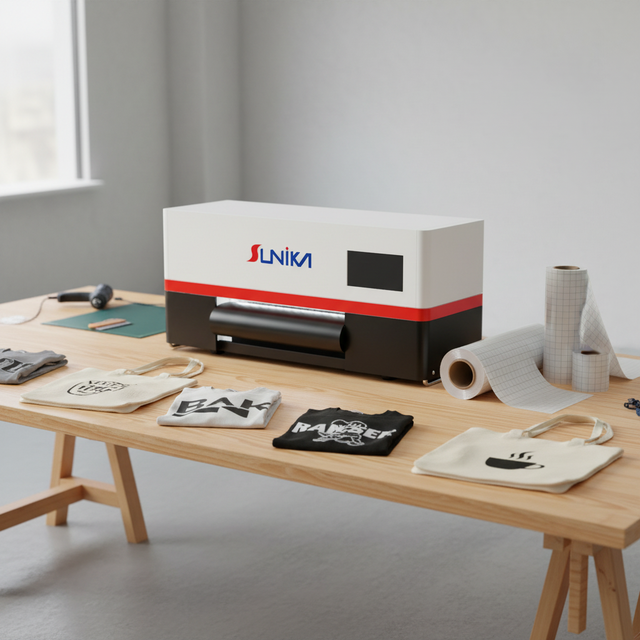 New Small 30cm DTF Printer XP600 33cm Dual T-Shirt Printing Machine with Sublimation Ink