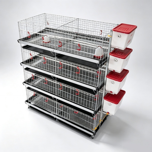 Unité d'élevage portable pour <span class=keywords><strong>poussins</strong></span>, prête à l'emploi, avec quatre niveaux superposés et flux d'air optimisé pour une croissance saine - Product Image 4