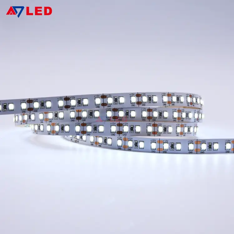 Resolusi Tinggi Fita LED 2835 120 LED Lumiere Blanche Fleksibel LED Tipis Rope Light