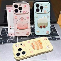 Coque Souple Intégrale Magnétique en Verre Anti-Chute pour iPhone 17/13/16, Motif Cœur Instantané et Adorable