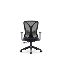 Chaise de bureau ergonomique JOHOOFURNITURE en gros, Cadeira De Escritorio pour bureau à domicile, coussin épais confortable