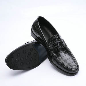 Zapatos de Hombre de Cuero Genuino Estilo Británico, Suela de Goma Cosida Goodyear, Impermeables, Casuales de Otoño, Formales para Negocios y Ocasiones Especiales - Product Image 1