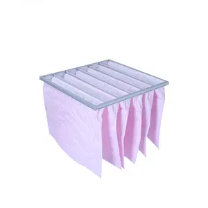 Air Handling Unit AHU Paint Spray Booth Pocket Air Filter